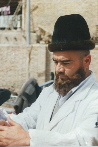Uyghur barber
