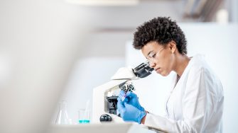 Young Scientist Working in The Laboratory