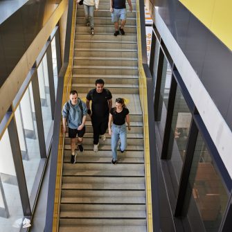 Science and Engineering Building staircase