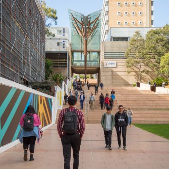 Photograph of the exterior of the scientia area located on the UNSW Kensington campus