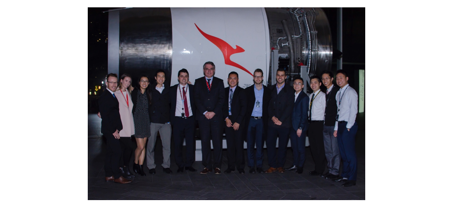 Alumni event hosted by Qantas