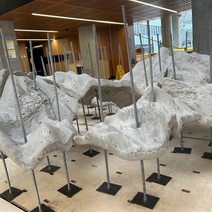 The BioShelters at UNSW Sydney before installation.