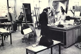 Alexander Mackie College Painting and Drawing studios in 1978