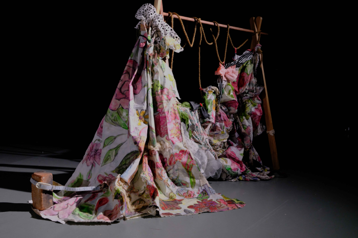 Abby Murray, Florals and Failures (Iteration 9), 2025-2026. Oil, acrylic, watercolour, ink and oil 
