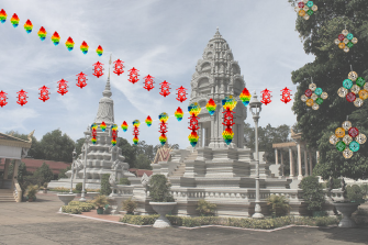 Khmer New Year celebrants