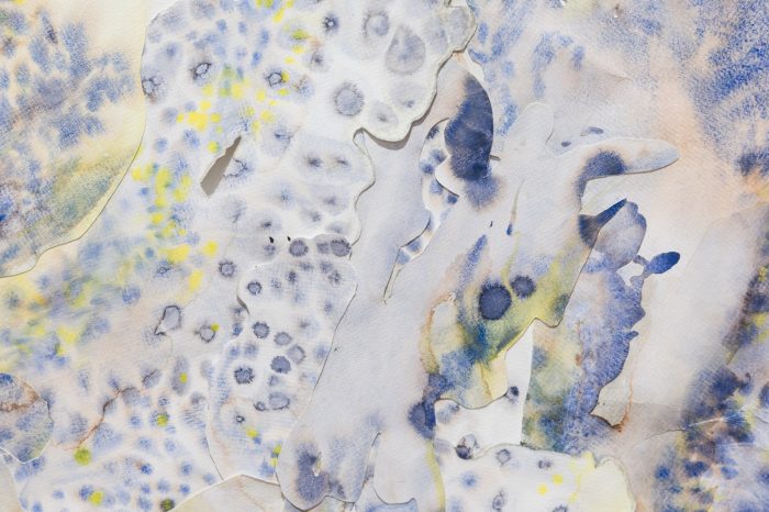 Yuan Zhuang (Camilla), ‘Being’ 2026. Watercolour on paper, 120cm x 90cm. 