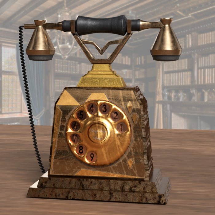 Rotary phone by Yingji Tang