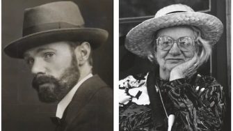 A promotional image for Stefania Michelucci's 2026 Literary Provocations Hub seminar, showing photographs of Judith Wright and DH Lawrence side-by-side.