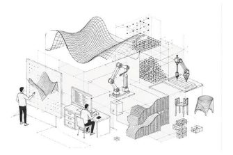 Infographic demonstrating Computational Design and Fabrication