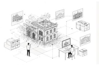 Infographic demonstrating Digital Heritage and Architectural Archives