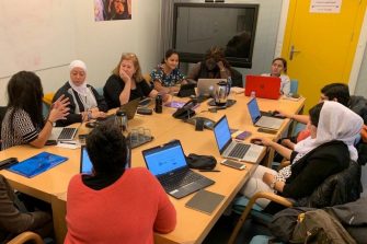 FMRN partners in a meeting