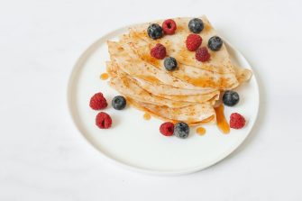 crepes on plate