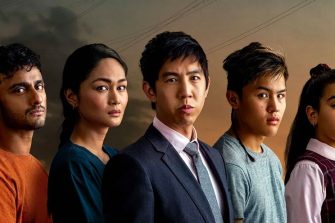 banner for here out west film