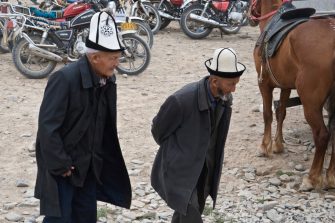 Kyrgyz elderly Atush
