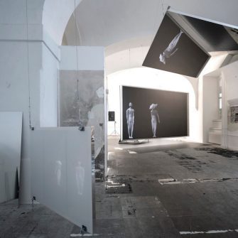 Studio set up of INTRA-SPACE at Academy of Fine Arts, Vienna (Austria).