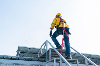 Engineer doing inspection in construction site