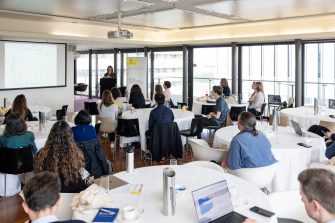 Photograph from the UNSW Business School STEP UP Conference 2023, held at UNSW. Credit: Jacquie Manning.