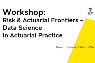Workshop: Risk & Actuarial Frontiers - Data Science in Actuarial Practice cover