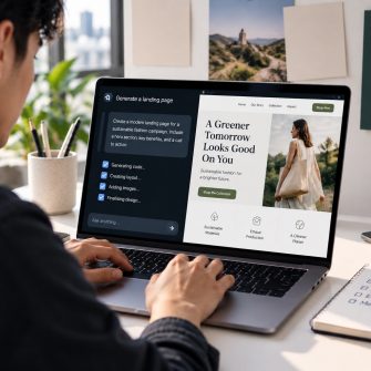 Vibe-coding for landing pages