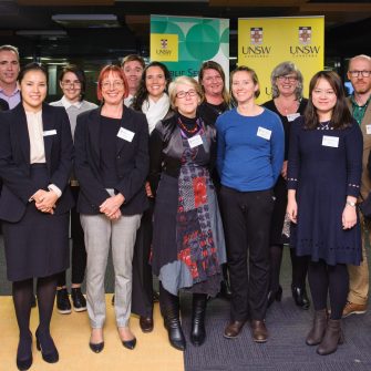 PSRG member:[from left] Ms Eleanor Malbon, A/Prof Twan Huybers, Ms Mika Tranter, Dr Lisa Carson, Dr Sue Williamson, Prof Michael O'Donnell, Dr Katie Moon, Prof Deborah Blackman, A/Prof Helen Dickinson, Dr Fiona Buick, Dr Sue Olney, Dr Anna Li, Dr James Connor, Dr Meraiah FoleyUNSW Canberra’s School Of Business launches the Public Service Research Group (PSRG)“People tend to focus on the design of policy and assume if you get that right, everything will be okay,” explains PSRG Director, Associate Professor Helen Dickinson. “We know that's not the case and we’re more interested in the messy side of policy and public service, such as what happens around implementation, or when things don't quite go to plan.”Partnering with organisational clients, integral to the group’s research is that there will be a practical benefit for those who work in public service.“We put a lot of effort into knowledge translation and making evidence more useful to practice,” says Dickinson.Consisting of around 20 academics across the School of Government Business with backgrounds ranging from political science to health, systems theory, project management, economics, accountancy, HR, environmental studies, geography, public management, public administration and industrial relations, the PSRG has recently recruited eight experienced career researchers. The PSRG also works with an expert network of both national and international associates to ensure they have the best range of skill sets for any task at hand.The PSRG’s inter-disciplinary, inter-methodological approach sets it apart from other research groups of its kind, with Dickinson highlighting its relevance given the changing face of modern public service.