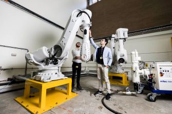 UNSW Engineering Civil Engineering 3D concrete printer
