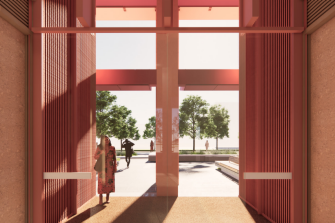 Parkes building 2 entry (concept)