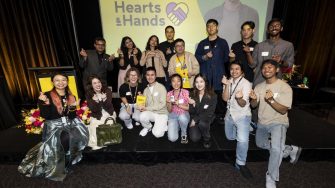 Three Student Volunteers Recognised at Inaugural UNSW Hearts & Hands Event