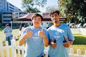 Two UNSW student volunteers for Arc's Wellness Warriors program