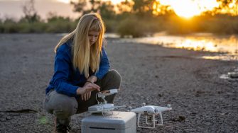 UNSW Research Fellow Dr. Roxane Francis out in the field
