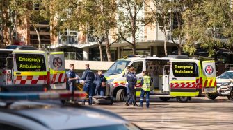 Ambulances and EMTs at the UNSW Kensington campus