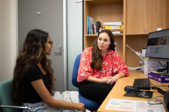 Students at the UNSW Health Service