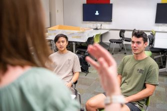 Leading a discussion