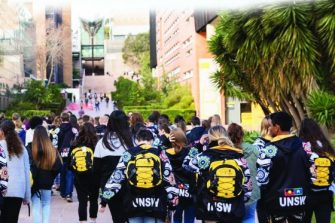 Fig. 9 Nura Gili students on campus