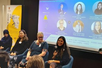 International Women's Day in AI and STEM Celebration panel