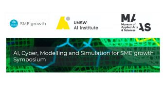 AI, Cyber, Modelling and Simulation for SME growth Symposium banner