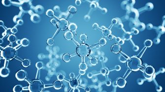 molecular structure digital concept