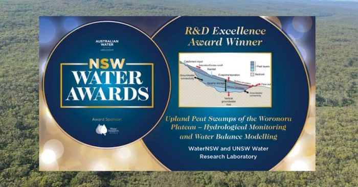 Unsw Wrl 2024 R&D Excellence Water Award for UNSW WRL researchers