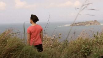 Dani Tuazon on Mer island, 2015