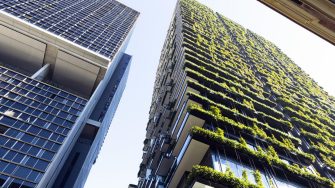 Building with greenery