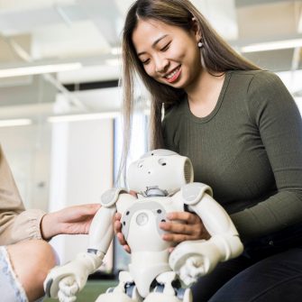 Computer Science Student working on Robot dog