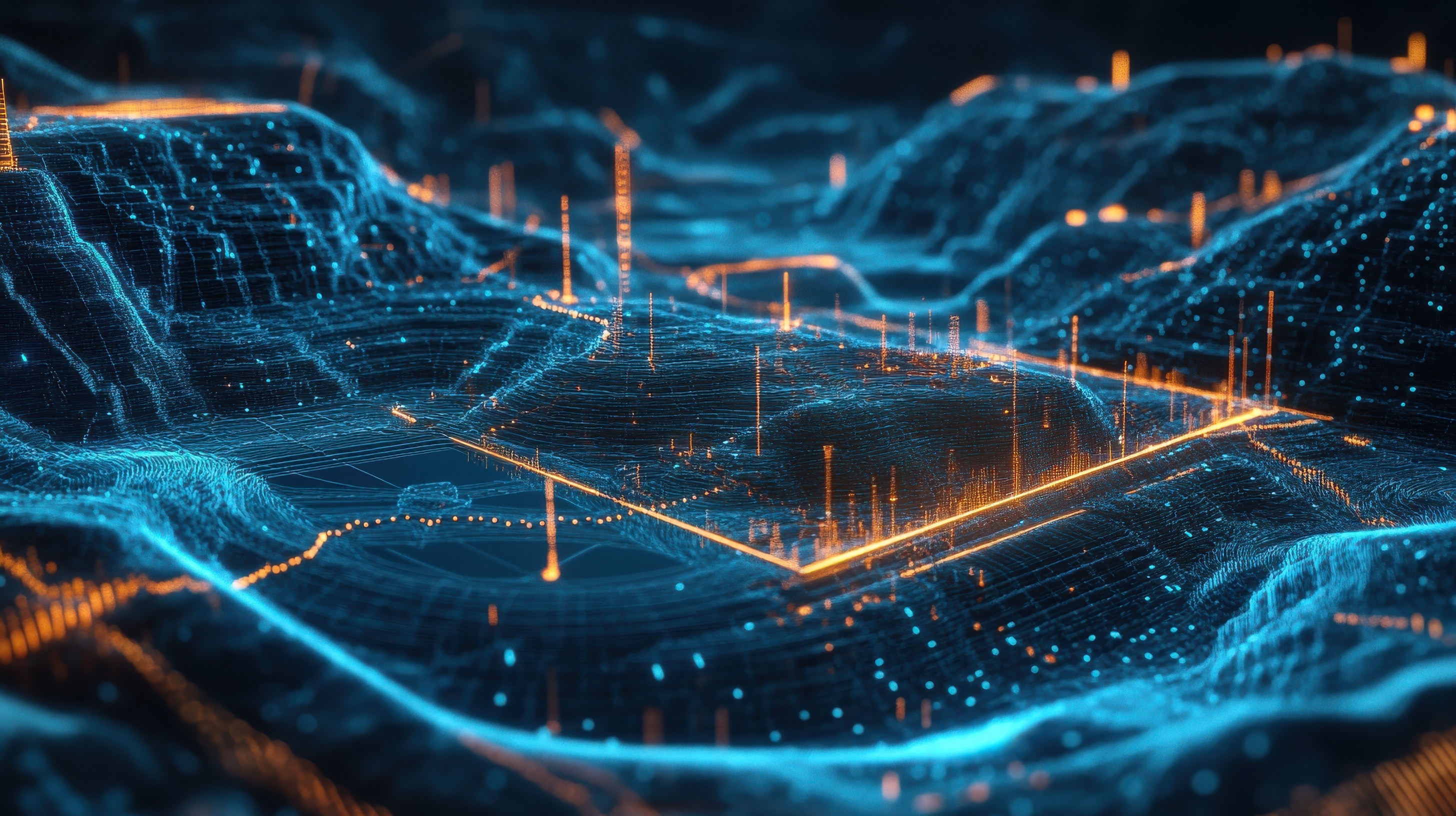 Futuristic 3D holographic visualization of resource and geophysical data analysis for advanced geological surveying mining and energy discovery hyper realistic --ar 16:9 --v 6.1 Job ID: 2507ca44-db6b-4299-bad3-fecc658c663f