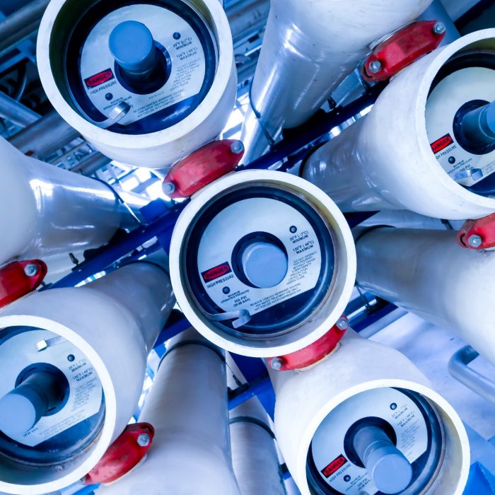 Reverse osmosis systems, Membrane locum in water treatment plant  