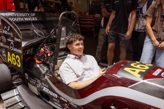 Students and staff taking part in the UNSW Engineering Indigenous Australian Engineering School program.