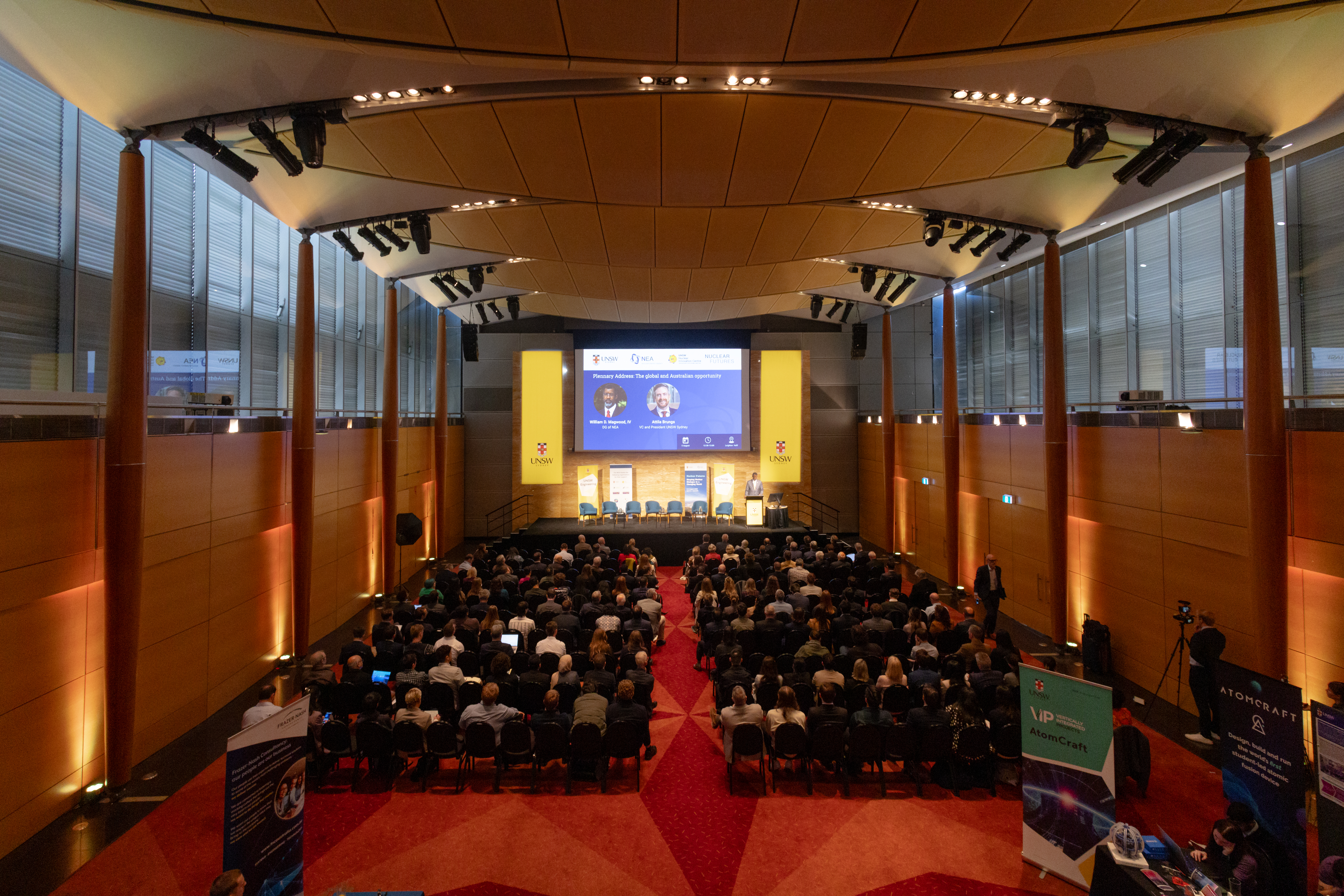 Participants Seated at nuclear futures conference.