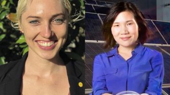 ALISON CIESLA  and PROFESSOR XIAOJING HAO