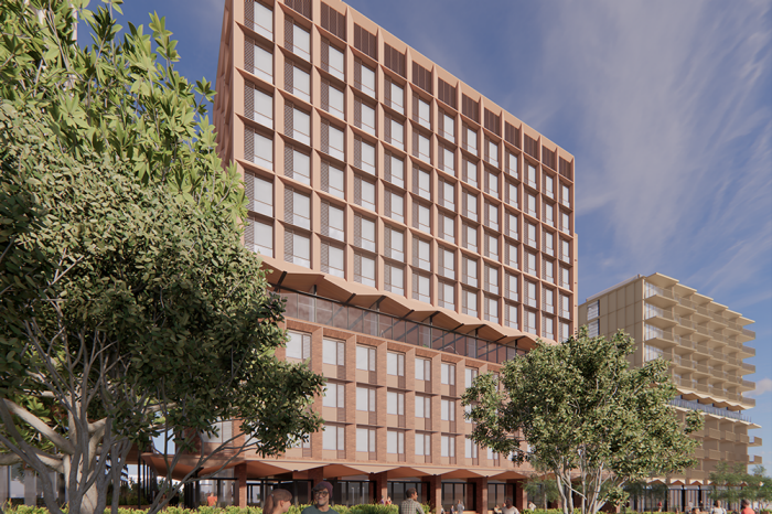 Block B covered walkway (Artist Impression)