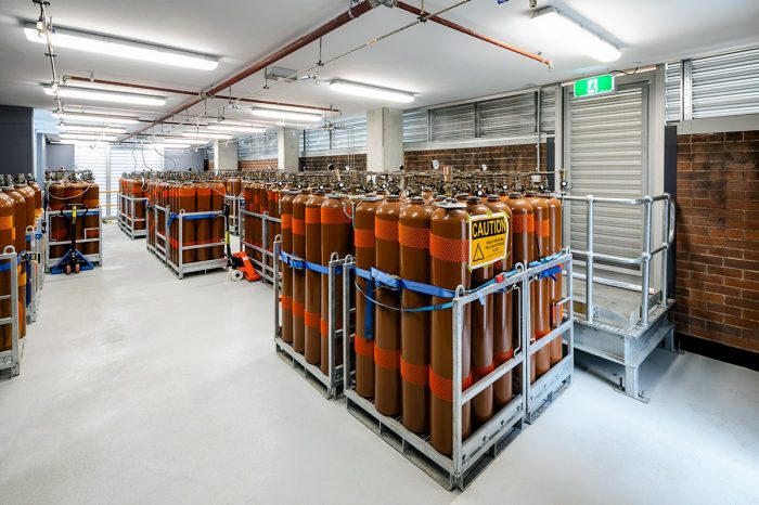 Upgraded bulk gas storage facilities to support ongoing research within the School of Physics. 