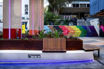 Transformation of the Paddington campus central courtyard 