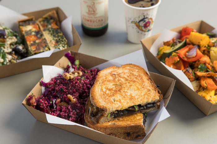 Closeup of food at Caffe Brioso at UNSW