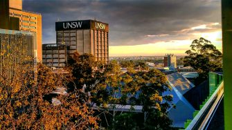 UNSW campus at sunset - World Environment Day